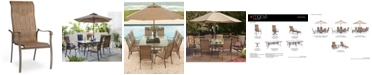 Furniture Oasis Aluminum Outdoor Dining Chair, Created for Macy's